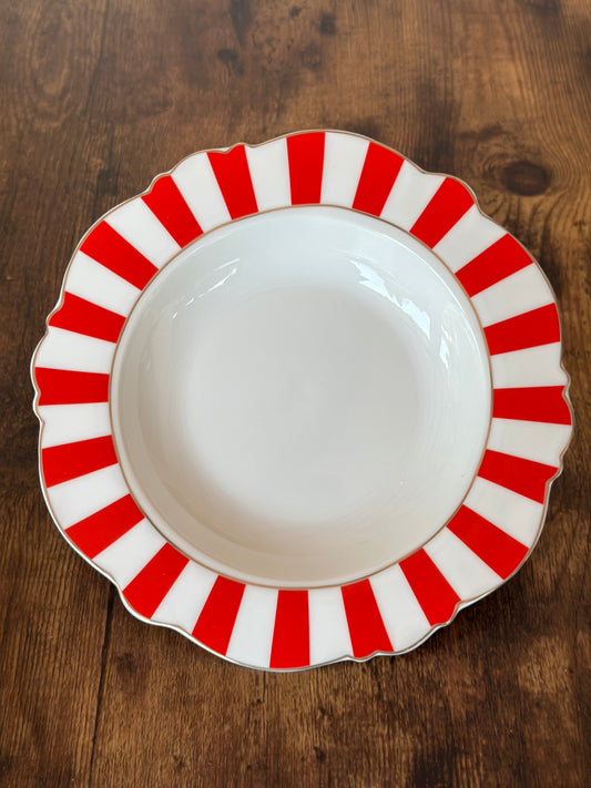 NA-PL-071 Plato Hondo Rayas. Set x 8