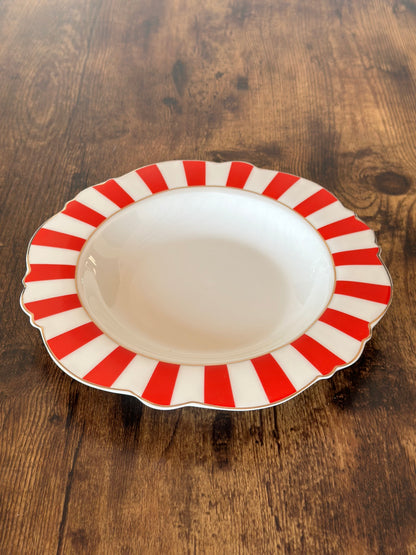 NA-PL-071 Plato Hondo Rayas. Set x 8
