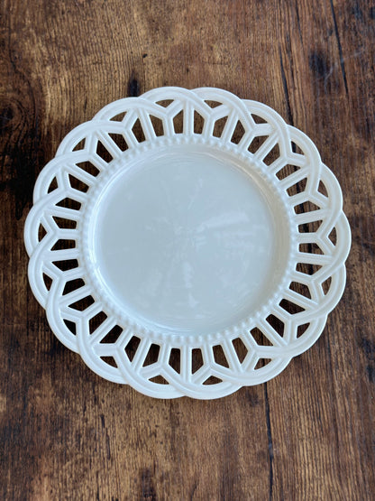 NA-PL-074 Plato Blanco Calado, Set x 3. 8 Puestos