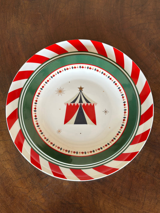 NA-PL-081  Vajilla Tambores & Circo. Set x 2. 8 Puestos