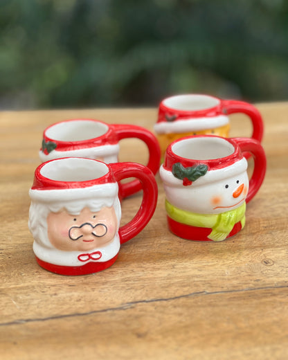 NA-PO-001 Pocillos de Navidad Set x 4