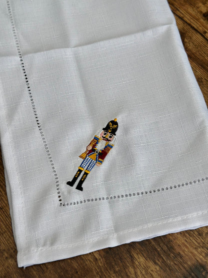 NA-SE-002 Servilletas Blancas Cascanueces Navidad X 4