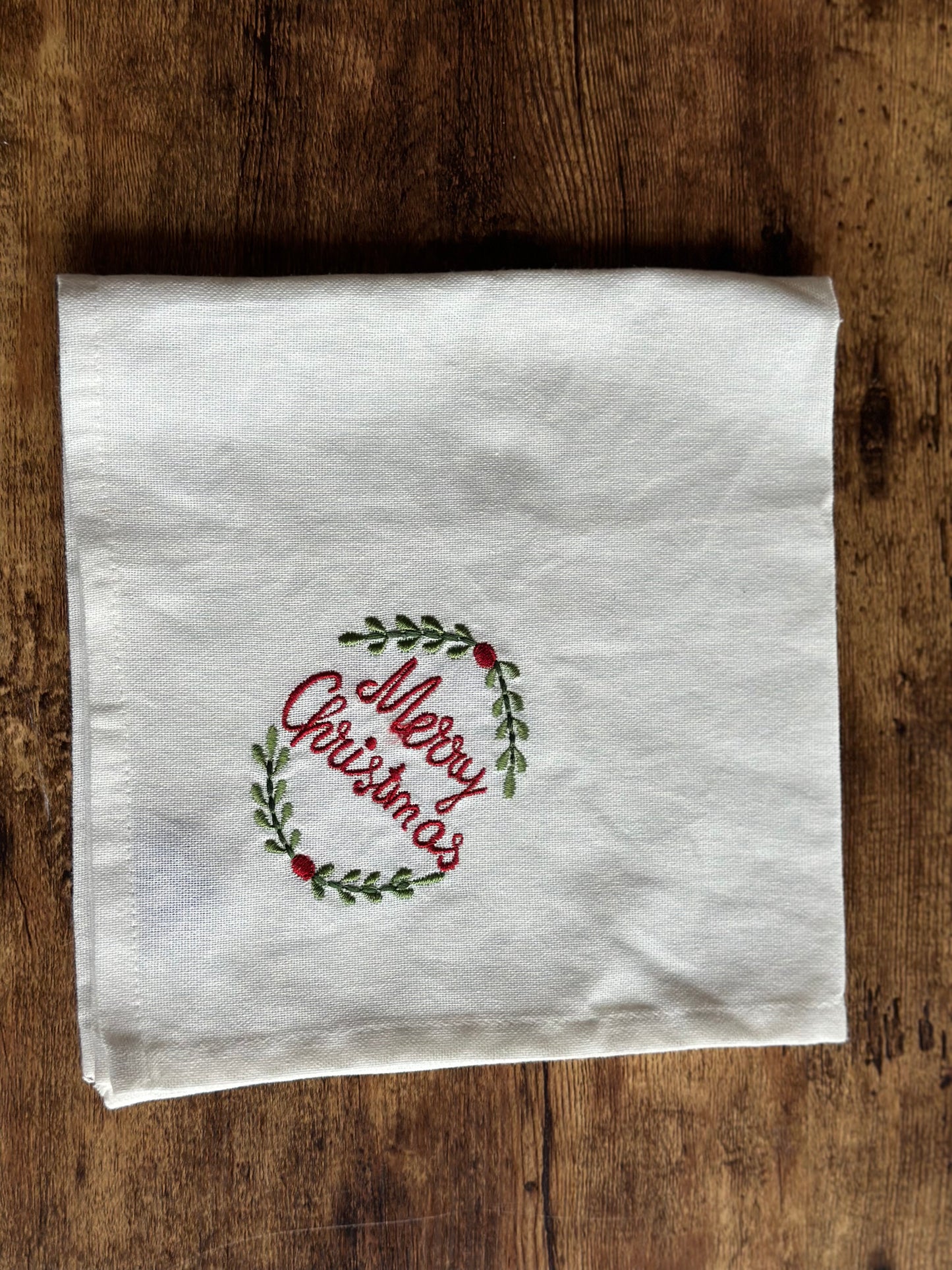 NA-SE-028 Servilletas Beige Merry Christmas x 4