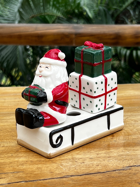 NA-SP-001 Salero / Pimentero Caja Papa Noel Regalo Navidad
