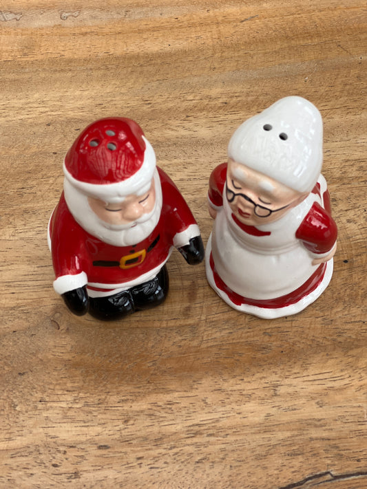 NA-SP-003 Salero / Pimentero Caja Papá & Mamá Noel Navidad
