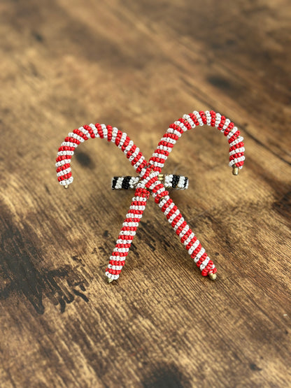 NA-SV-001 Servilletero Bastones de Navidad x 8