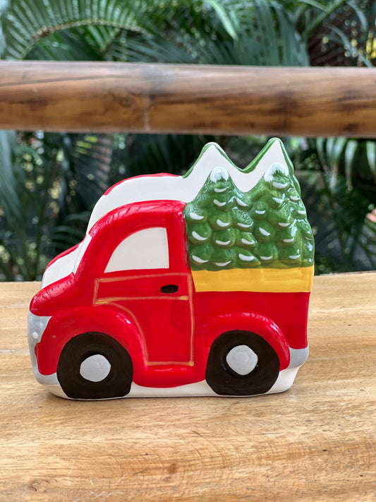 NA-SE-001 Porta Servilletas Camión Navidad