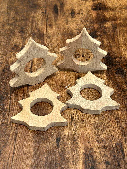 NA-SV-008 Servilletero Arbol de Madera. Set x 6