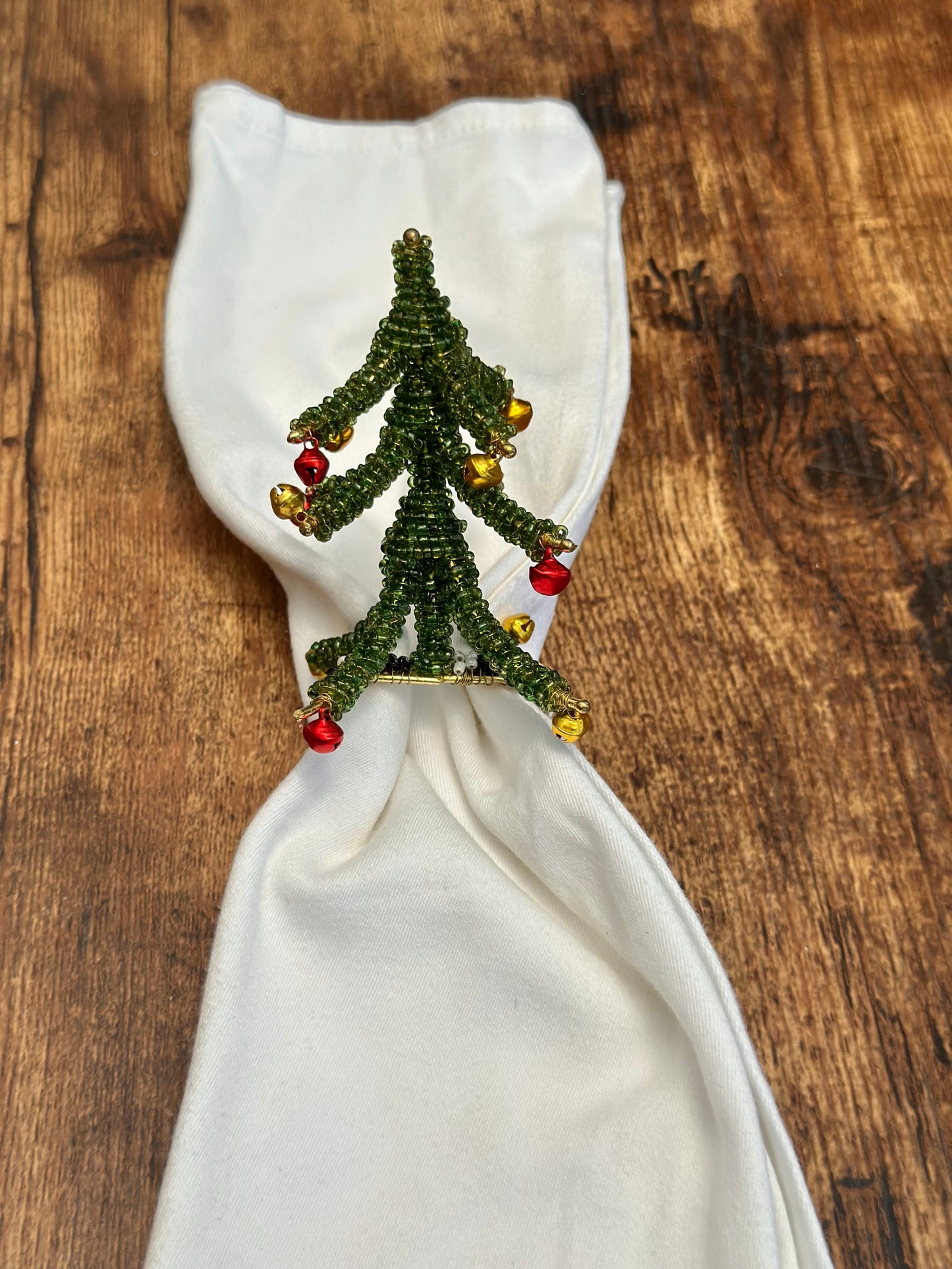 NA-SV-011 Servilletero Arbol de Navidad. Set x 8