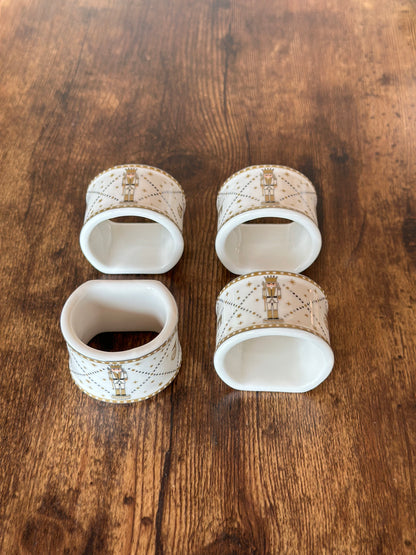 NA-SV-017 Servilleteros Cascanueces Dorado. Set x 4