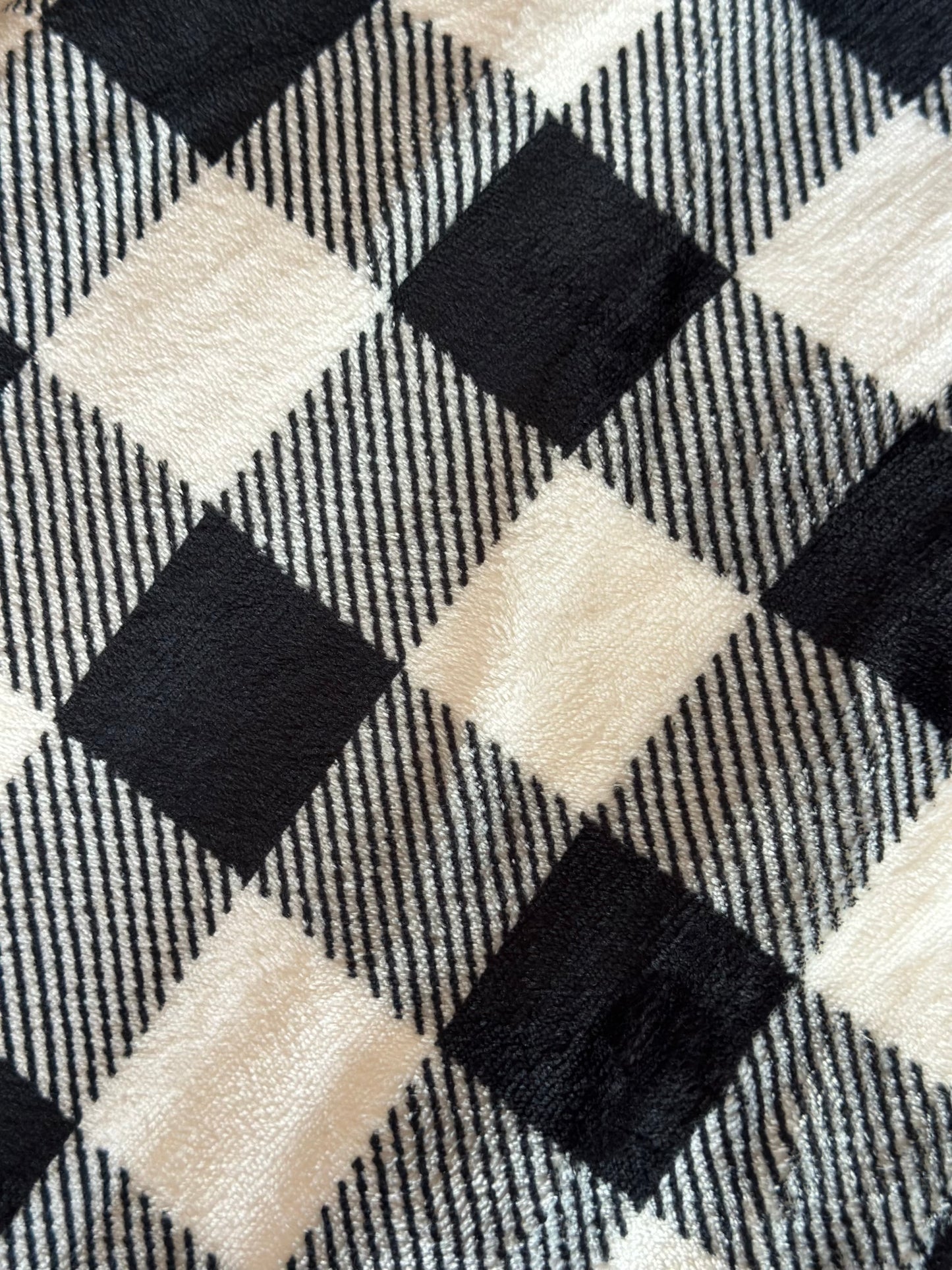 NA-TH-003 Throw Bufalo Negro & Blanco