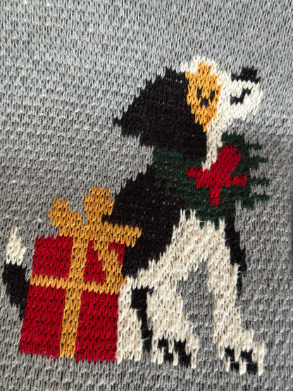 NA-TH-004 Throw Perros de Navidad, Doble faz