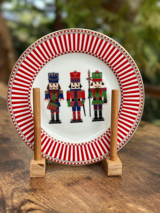 NA-VA-006B Plato Ensalada Cascanueces. Set x 4