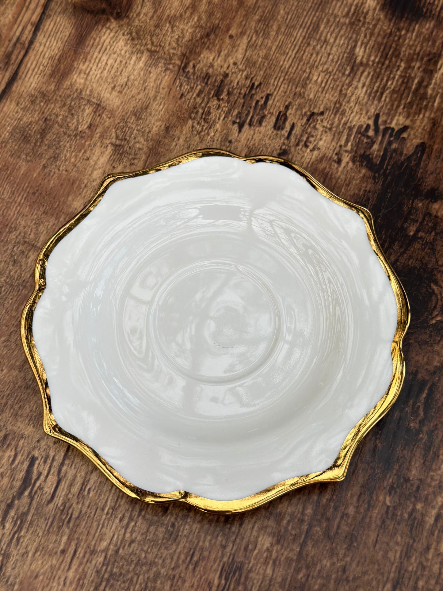 NA-VA-009A Vajilla Borde Dorado, Set x 3. 4 Puestos