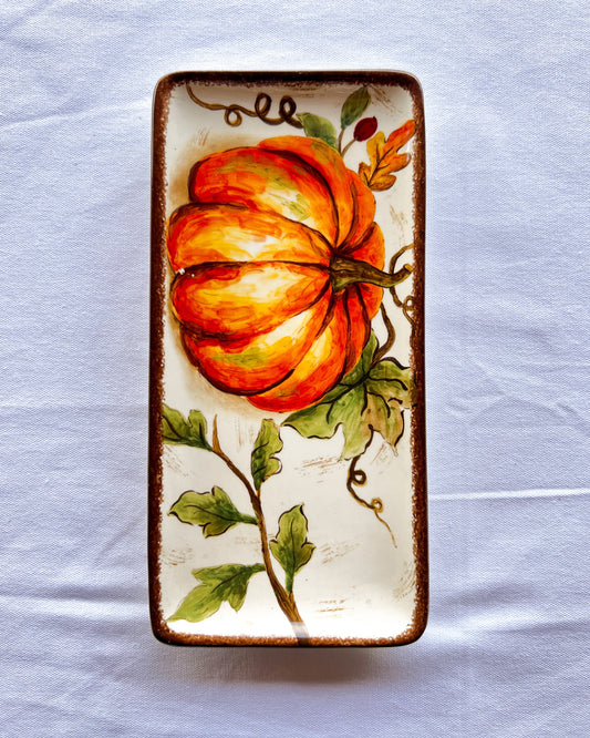 OT-BA-004 Bandeja Rectangular Pequeña Otoño