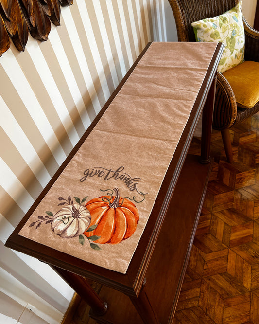 OT-CA-012 Camino de Mesa Calabazas Thanks Giving Otoño