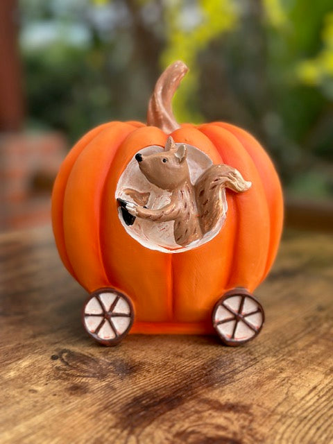 OT-DE-068 Carroza Calabaza Naranja Otoño