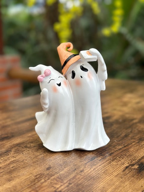 OT-DE-082 Fantasmas Selfie, Gorro Naranja Otoño