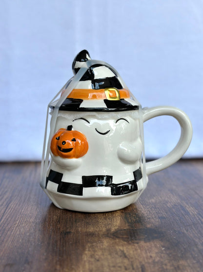 OT-DE-091 Taza Carita con Cuadros Otoño