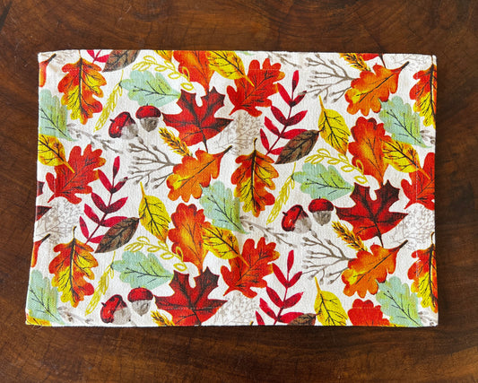 OT-IN-002 Individuales Hojas de Otoño Rectangular x 6