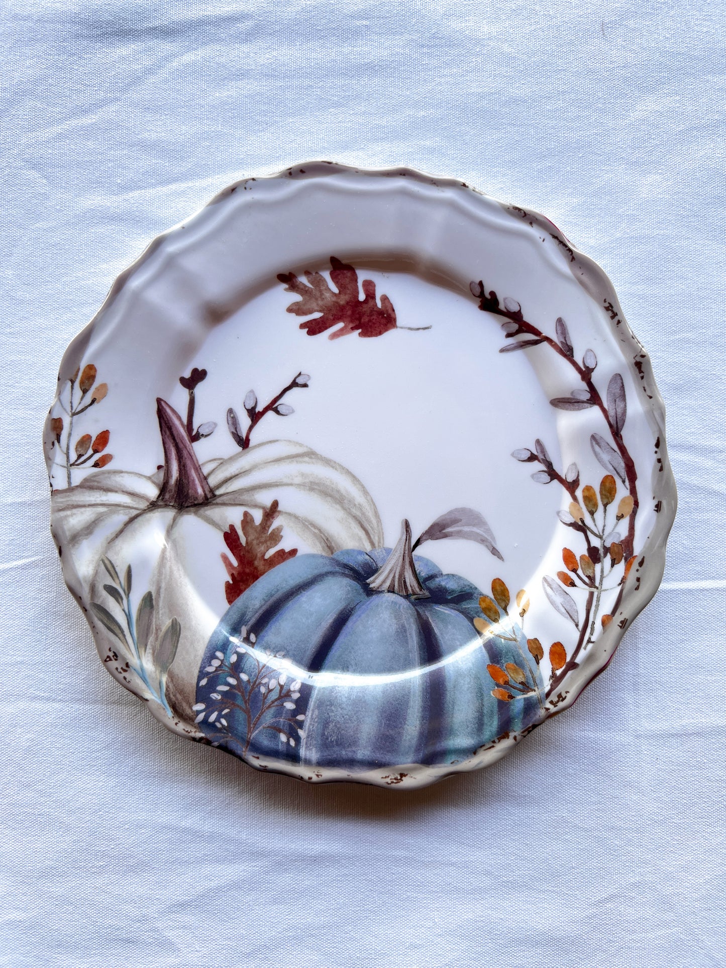 OT-PL-008 Platos Multicolor Set x2 Otoño x 8 Puestos