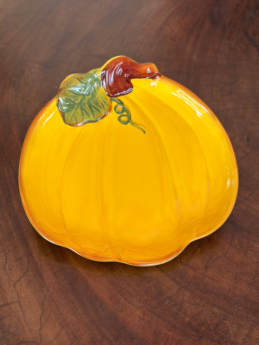 OT-PL-012 Plato Calabaza Otoño. Set x 4