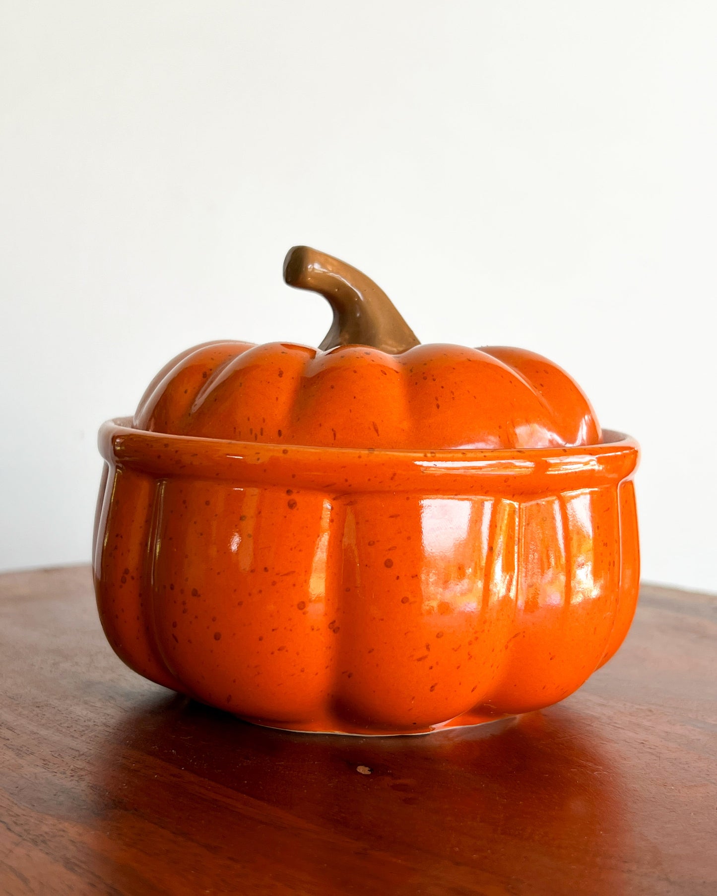 OT-SO-002 Sopera Calabaza con Puntos 13cm Otoño