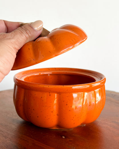 OT-SO-002 Sopera Calabaza con Puntos 13cm Otoño