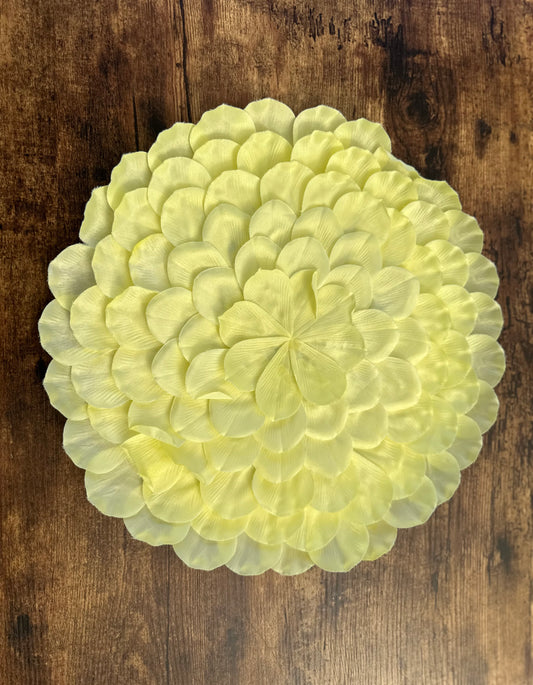 TT-IN-010 Individual Flor Amarillo x 4