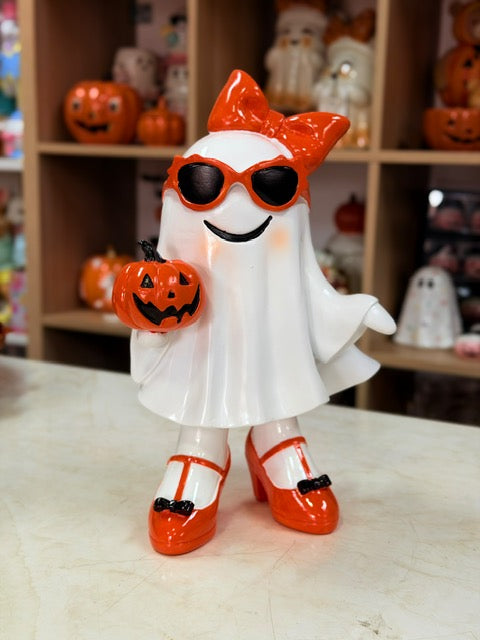 OT-DE-124 Fantasma con Tacones, Moño y Calabaza