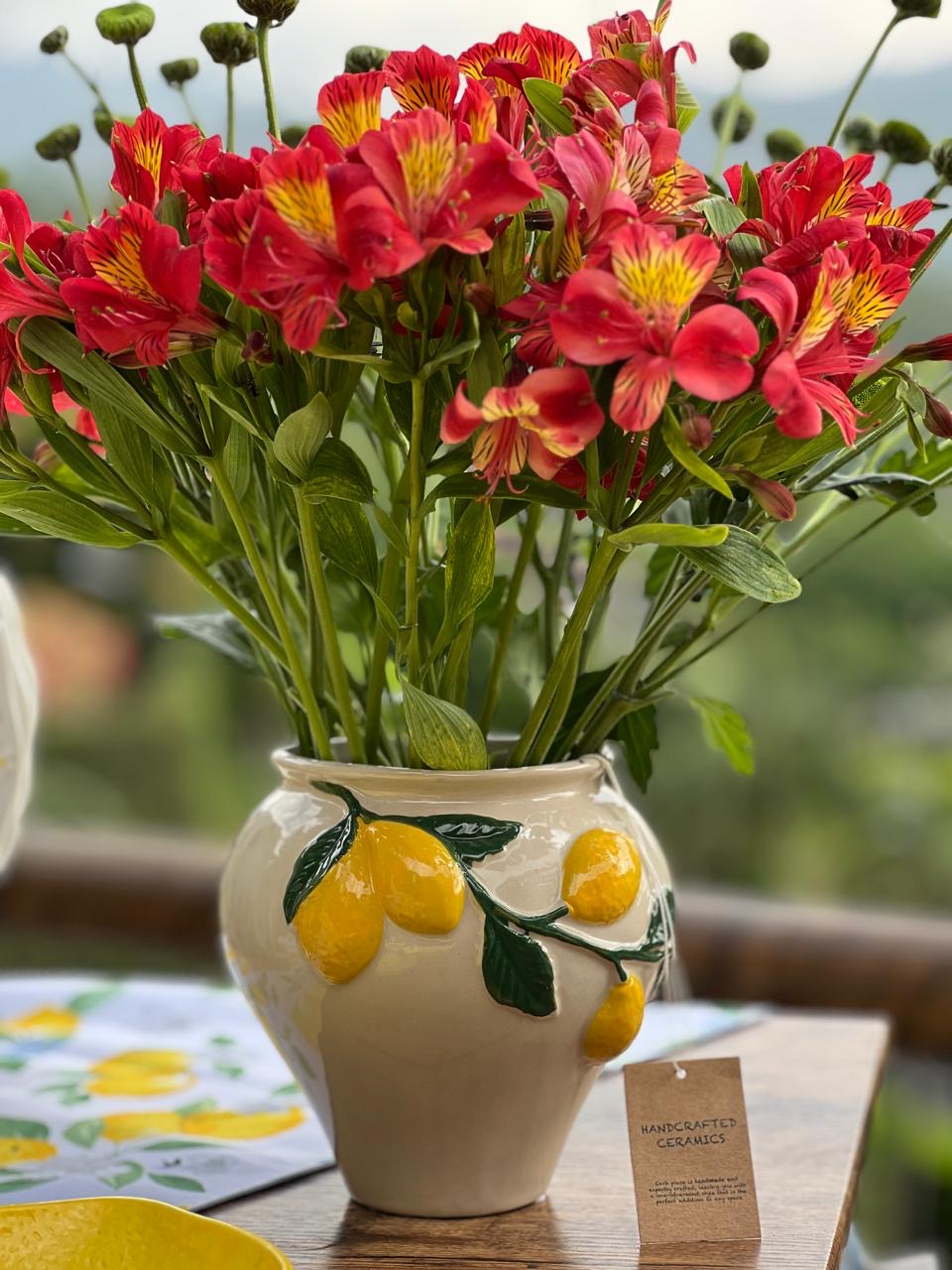 VE-DE-003 Florero Limones